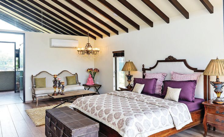 contemporary two storey residence designed in 2015, is situated in khandala, india